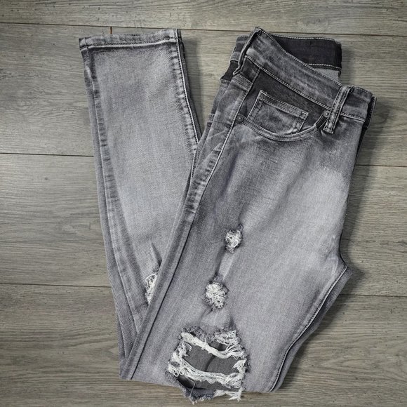 Rue21 Other - NWT Rue21 Young Mens Gray Wash Denim Skinny Jeans size 28, SUPREME FLEX